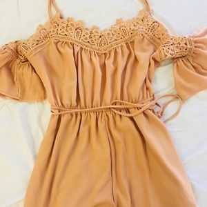 Peach romper